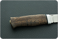 Нож Следопыт стабилизированная карельская береза, 95х18, алюминий : фото 5