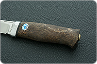 Нож Следопыт стабилизированная карельская береза, 95х18, алюминий : фото 6