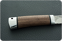 Нож Пескарь орех, 95х18, алюминий : фото 5