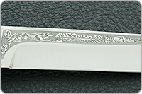 Нож Лиса наборная кожа, алюминий, без дополнительной обработки : фото 8