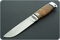 Нож Полярный береста, 95х18, алюминий : фото 2