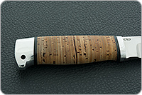 Нож Полярный береста, 95х18, алюминий : фото 5