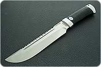Нож Робинзон-1 наборная кожа, 100х13м, алюминий : фото 2