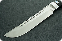 Нож Робинзон-1 наборная кожа, 100х13м, алюминий : фото 3