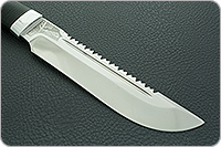 Нож Робинзон-1 наборная кожа, 100х13м, алюминий : фото 4