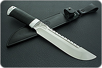 Нож Робинзон-1 наборная кожа, 100х13м, алюминий : фото 10