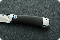 Нож Лиса граб - черное дерево, n690, алюминий : фото 6