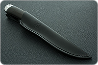 Нож Лиса граб - черное дерево, n690, алюминий : фото 11