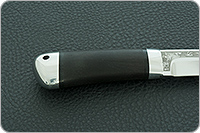 Нож Шашлычный малый граб - черное дерево, эп-766, алюминий : фото 5