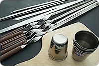 Набор Шашлычный-2 орех, 100х13м, текстолит : фото 8