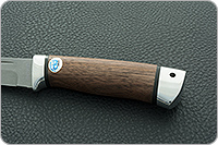 Нож Бекас (пескоструйная тонировка клинка) орех, 100х13м, алюминий : фото 6