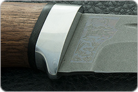 Нож Бекас (пескоструйная тонировка клинка) орех, 100х13м, алюминий : фото 8