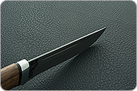 Нож Бекас (пескоструйная тонировка клинка) орех, 100х13м, алюминий : фото 9