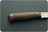 Нож Пескарь ЦМ накладки орех, 100х13м, цельнометаллический : фото 5