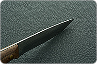 Нож Пескарь ЦМ накладки орех, 100х13м, цельнометаллический : фото 9