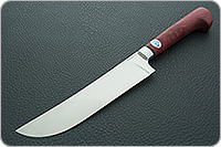 Нож Пчак стабилизированная карельская береза, 100х13м, алюминий : фото 2