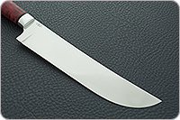 Нож Пчак стабилизированная карельская береза, 100х13м, алюминий : фото 4