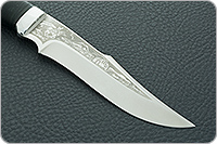 Нож Хазар наборная кожа, 95х18, алюминий : фото 4