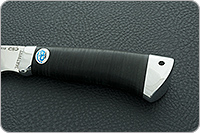 Нож Хазар наборная кожа, 95х18, алюминий : фото 6