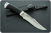 Нож Хазар наборная кожа, 95х18, алюминий : фото 10