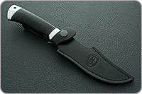 Нож Хазар наборная кожа, 95х18, алюминий : фото 11