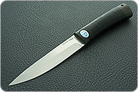 Нож Пескарь наборная кожа, 100х13м, текстолит : фото 2