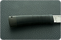 Нож Пескарь наборная кожа, 100х13м, текстолит : фото 5