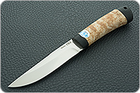 Нож Шашлычный малый карельская береза, elmax, текстолит : фото 2