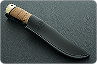 Нож Добрый (пескоструйная тонировка) береста, elmax, латунь : фото 11