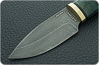 Нож Добрый  стабилизированная карельская береза, zdi-1016, латунь : фото 3