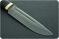 Нож Селигер  граб - черное дерево, эп-766, латунь : фото 4