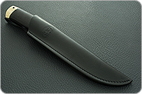 Нож Селигер  граб - черное дерево, эп-766, латунь : фото 10