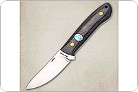Нож Горностай ЦМ накладки текстолит
, 100х13м, цельнометаллический : фото 2