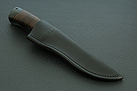 Нож Скинер наборная кожа, 100х13м, текстолит : фото 7