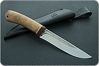 Нож Лиса кап березовый, 95х18, текстолит : фото 10