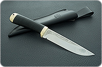 Нож Лиса наборная кожа, elmax, латунь : фото 10