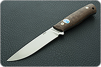 Нож Стриж накладки стабилизированная карельская береза, цельнометаллический, без дополнительной обработки : фото 2