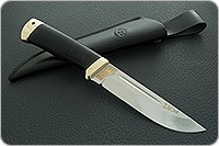 Нож Бекас наборная кожа, elmax, латунь : фото 11