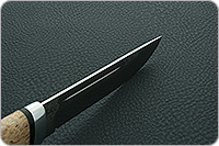 Нож Бекас натуральный цвет карелки стабилизированная карельская береза, 100х13м, алюминий : фото 10