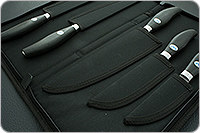 Набор Поварской-5 с подставкой рукоять текстолит, elmax, алюминий : фото 17