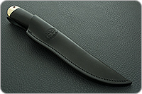 Нож Лиса граб - черное дерево, 95х18, латунь : фото 11