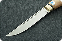 Нож Финка-Лаппи карельская береза, cpr, латунь : фото 3