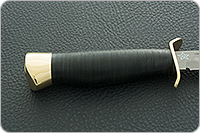 Нож Штрафбат наборная кожа, n690, латунь : фото 5