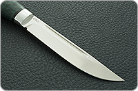 Нож Финка-Лаппи (болотная) стабилизированная карельская береза, elmax, алюминий : фото 4