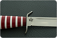 Нож Штрафбат - МВД оргстекло, 100х13м, алюминий : фото 8