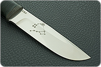 Нож Полярный наборная кожа, 100х13м, текстолит : фото 4