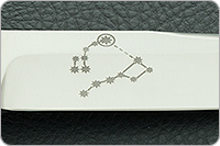 Нож Полярный наборная кожа, 100х13м, текстолит : фото 8