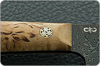 Нож Пчак-Н накладки стабилизированная карельская береза, zd-0803, цельнометаллический : фото 9