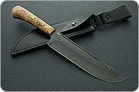 Нож Пчак-Н накладки стабилизированная карельская береза, zd-0803, цельнометаллический : фото 11