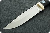 Нож Турист наборная кожа, d2, латунь : фото 3